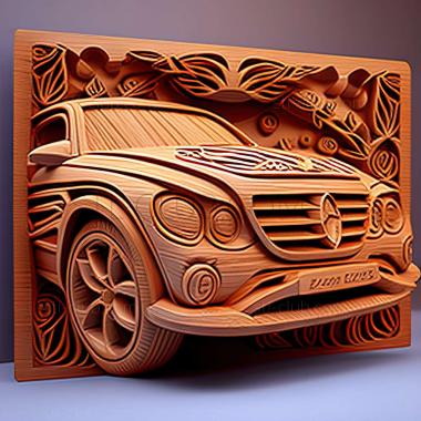 3D модель Mercedes Benz W209 (STL)